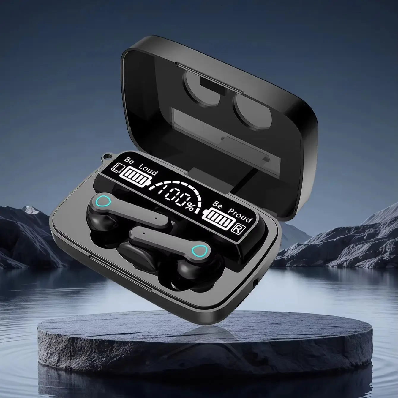 Bluetooth Earbuds In-Ear Large Battery Long Lasting Wireless Headphones Comfortable Fit Noise Isolation Great Sound Quality Perf
