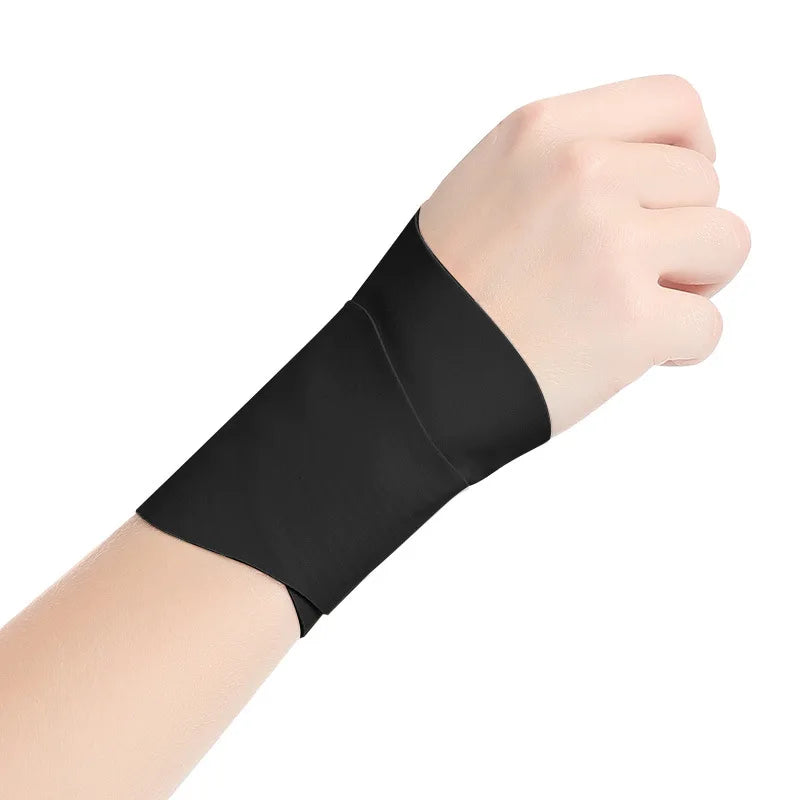1Pc Elastic Wristband Wrist sleeve Brace Compression Thin Wrist Badminton tennis Wrist Thumb Support Brace Gloves Palm Protector