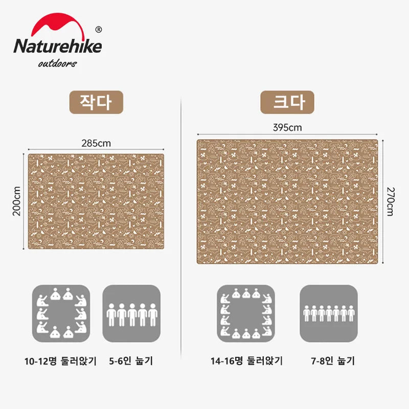 Naturehike Camping Mat Outdoor Park Picnic Mat Oversized Floor Mat Camping Tent Specific Mat Waterproof Damp Proof Mat Bed Mat