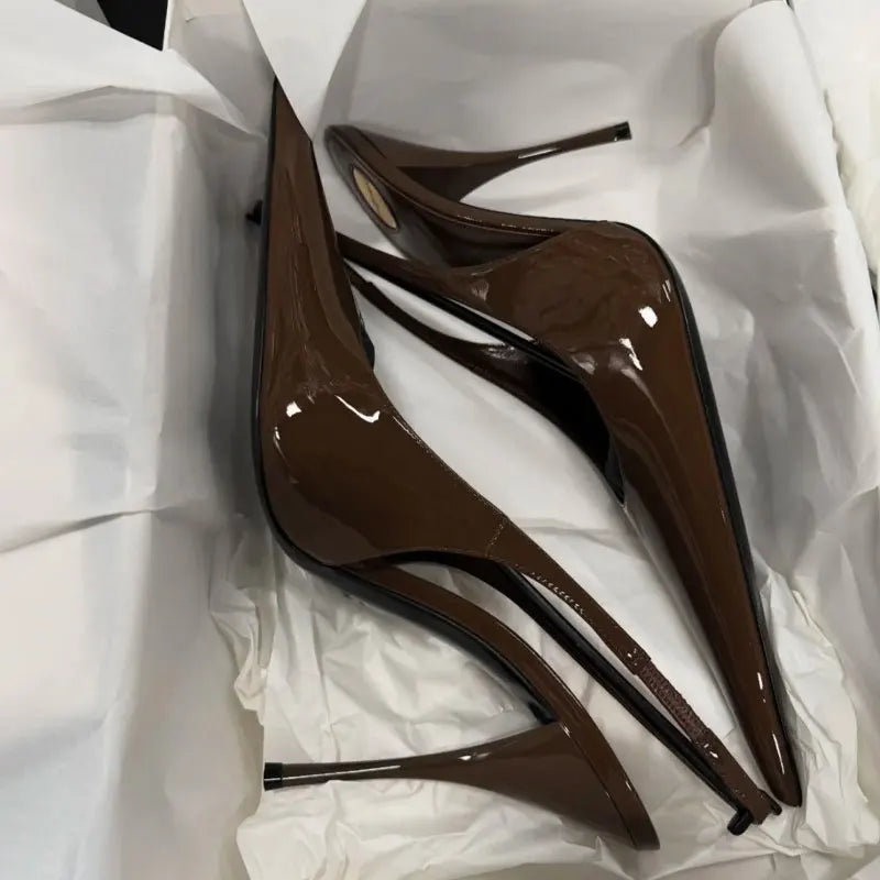 Shoes for Women 2026 High-heel 9.5 cm Women's Sandals Size 34-43 New Fashion Pointed Summer Women Shoes Sandalias De Mujer