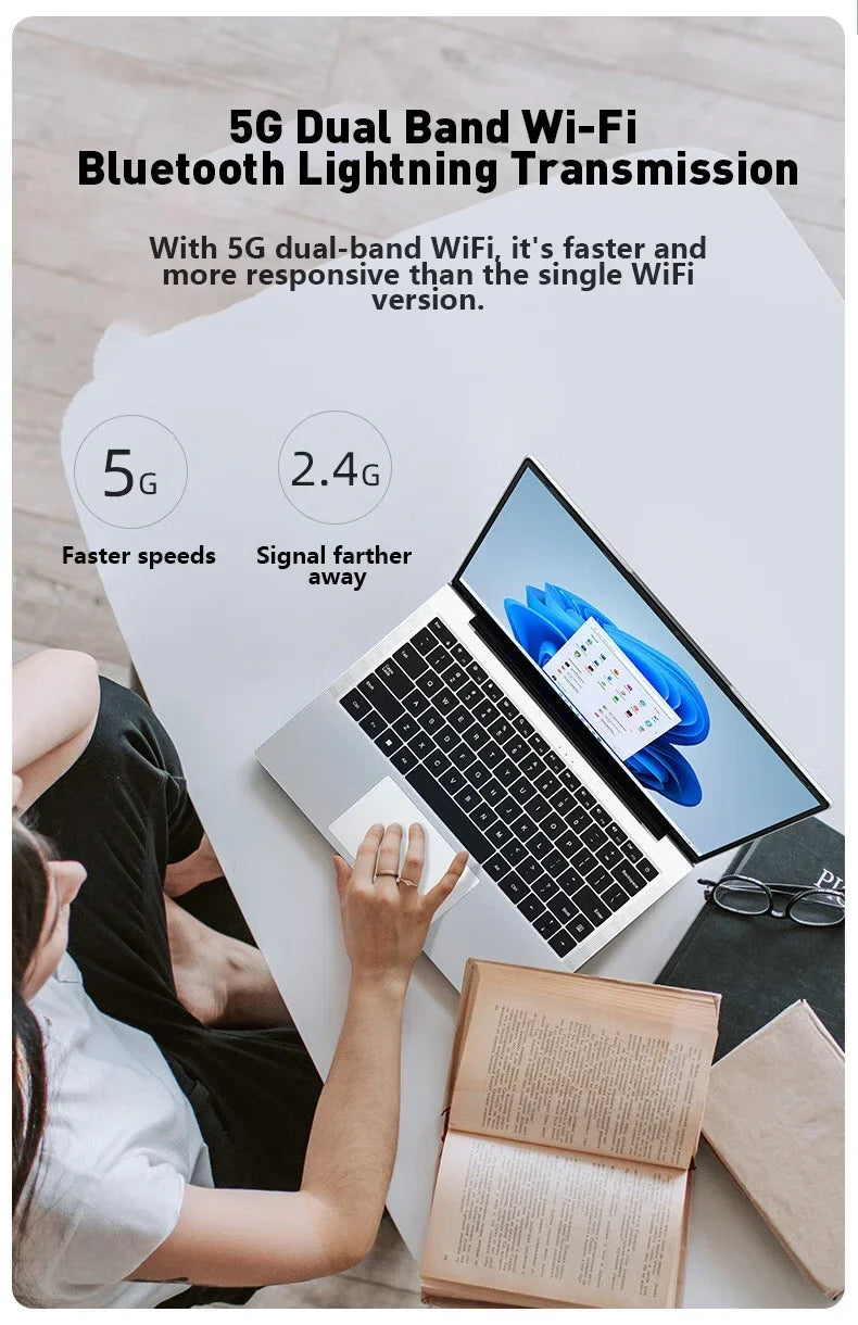 15.6" Full HD Large Screen Laptop Core I9-9880h High Performance 32GB