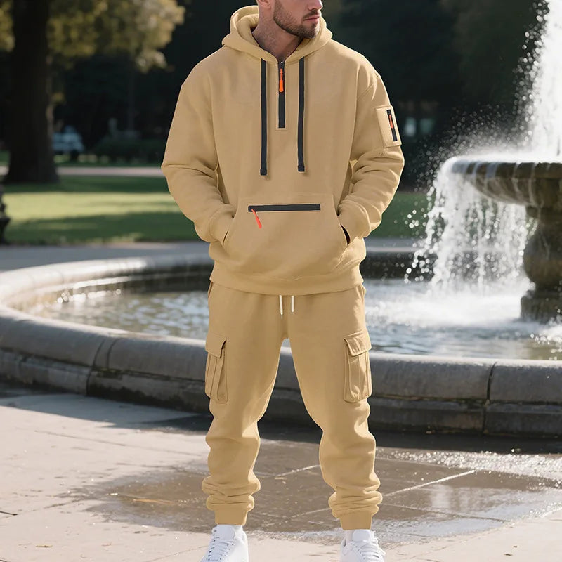 Conjunto deportivo de forro polar FleeceFlex para hombre - Otoño/Invierno