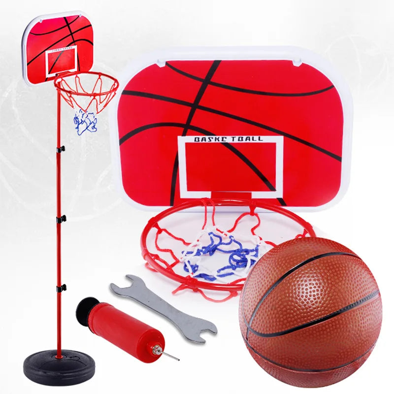 Basketball Hoop 63-150CM Toddler Adjustable Stand Rack Toys For Kids Baby Outdoor Indoor Ball Sport Basket Holder Hoop Game