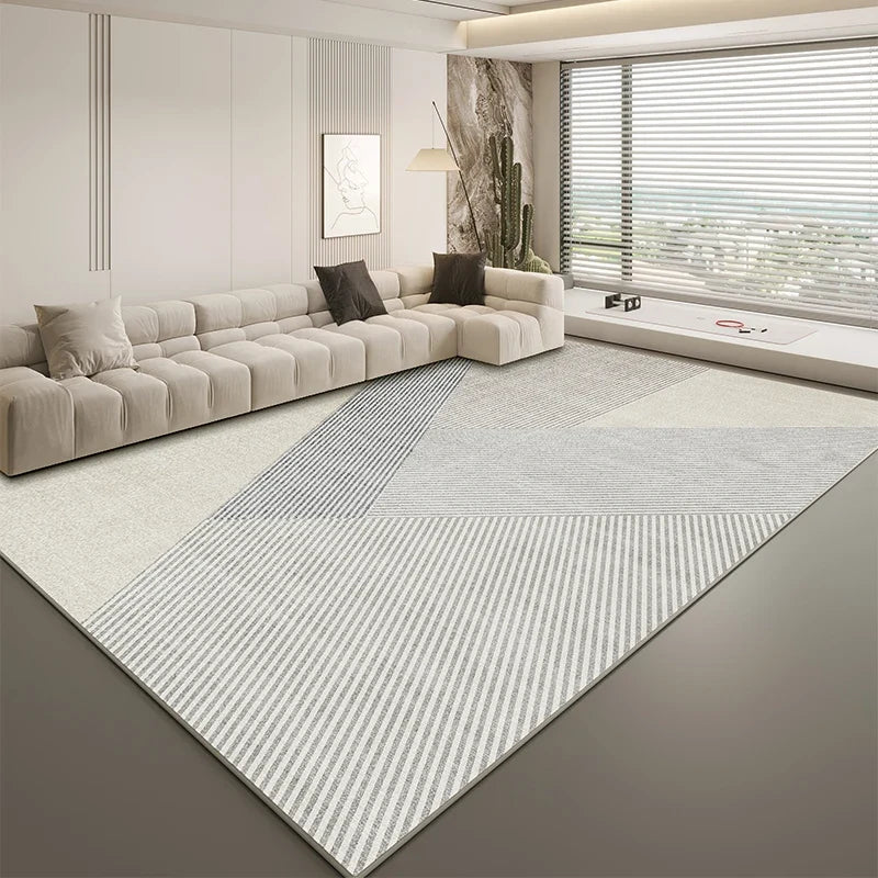 VIKAMA Modern Minimalist Geometric Carpet Scandinavian Style Living Room Large Size Soft And Easy To Clean Floor Mats Home Decor