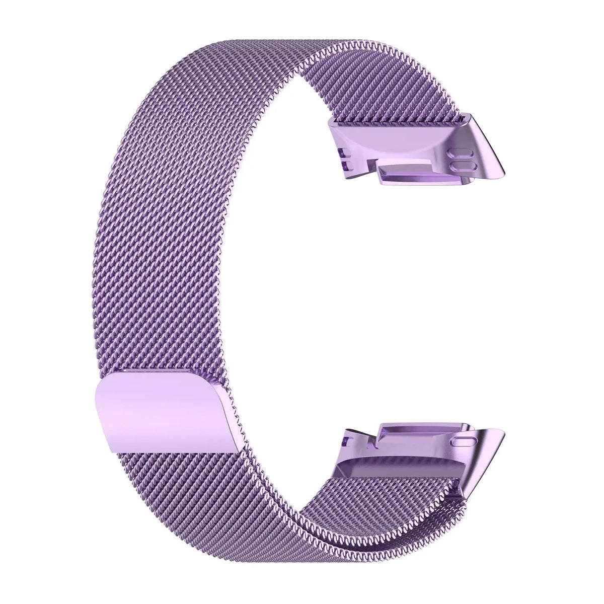 Fitbit Charge 5 & 6 Magnetic Milanese Mesh Band, Stainless Steel