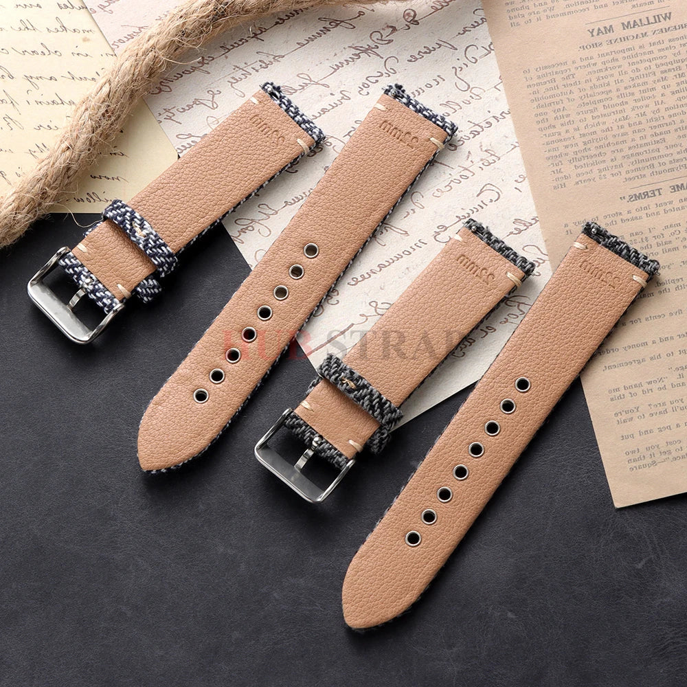 Garmin 18/20/22mm Quick Release Herringbone Woven Band