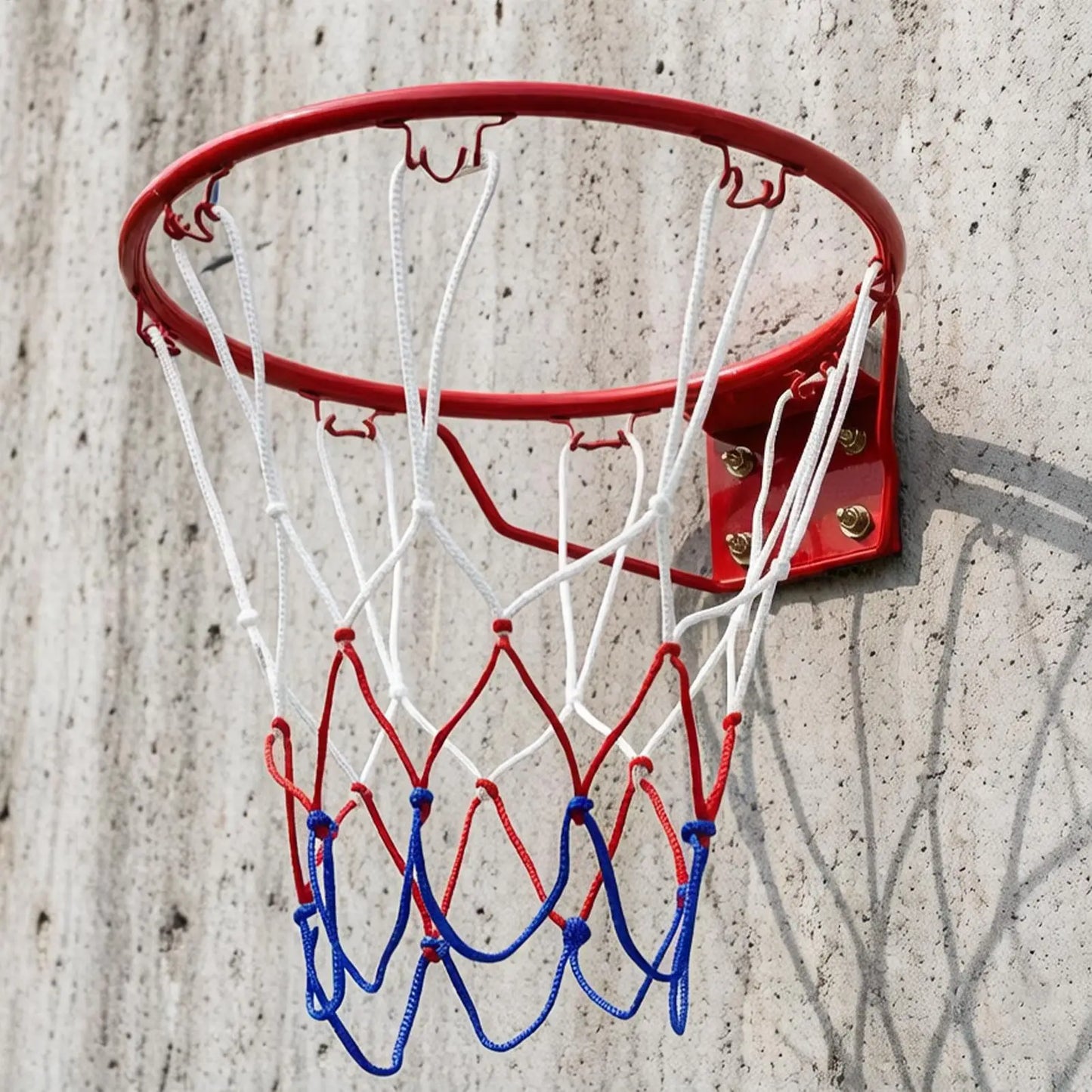 Basketball Hoop 32cm Wall Mounted Sports Ball Hoop with Net Basketball