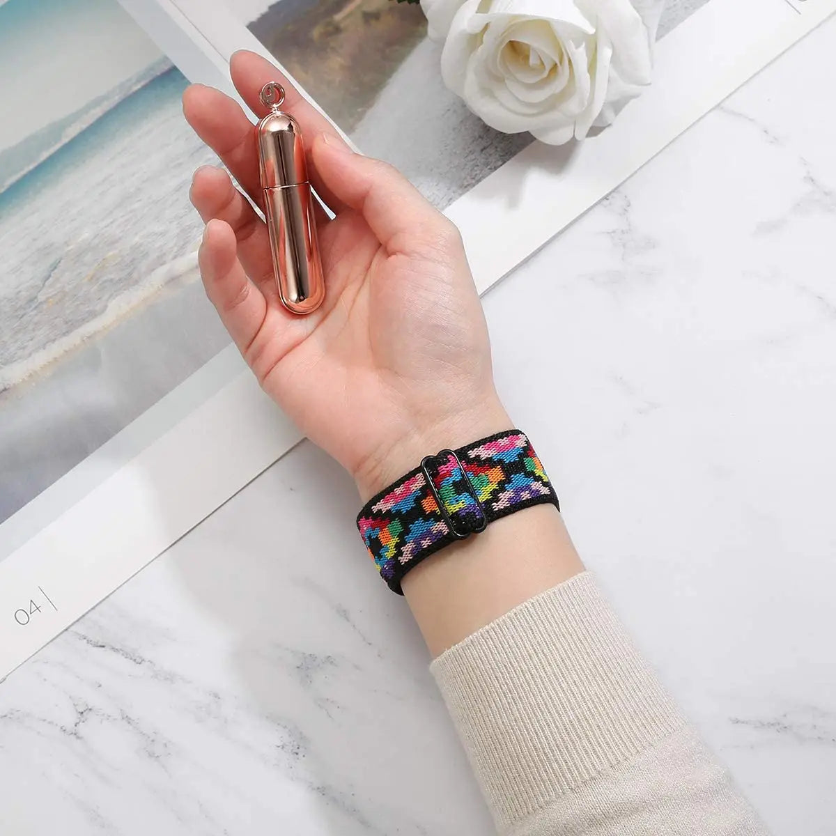 Google Pixel Watch 5, 4 & 3 41mm Elastic Nylon Band, 31 Patterns