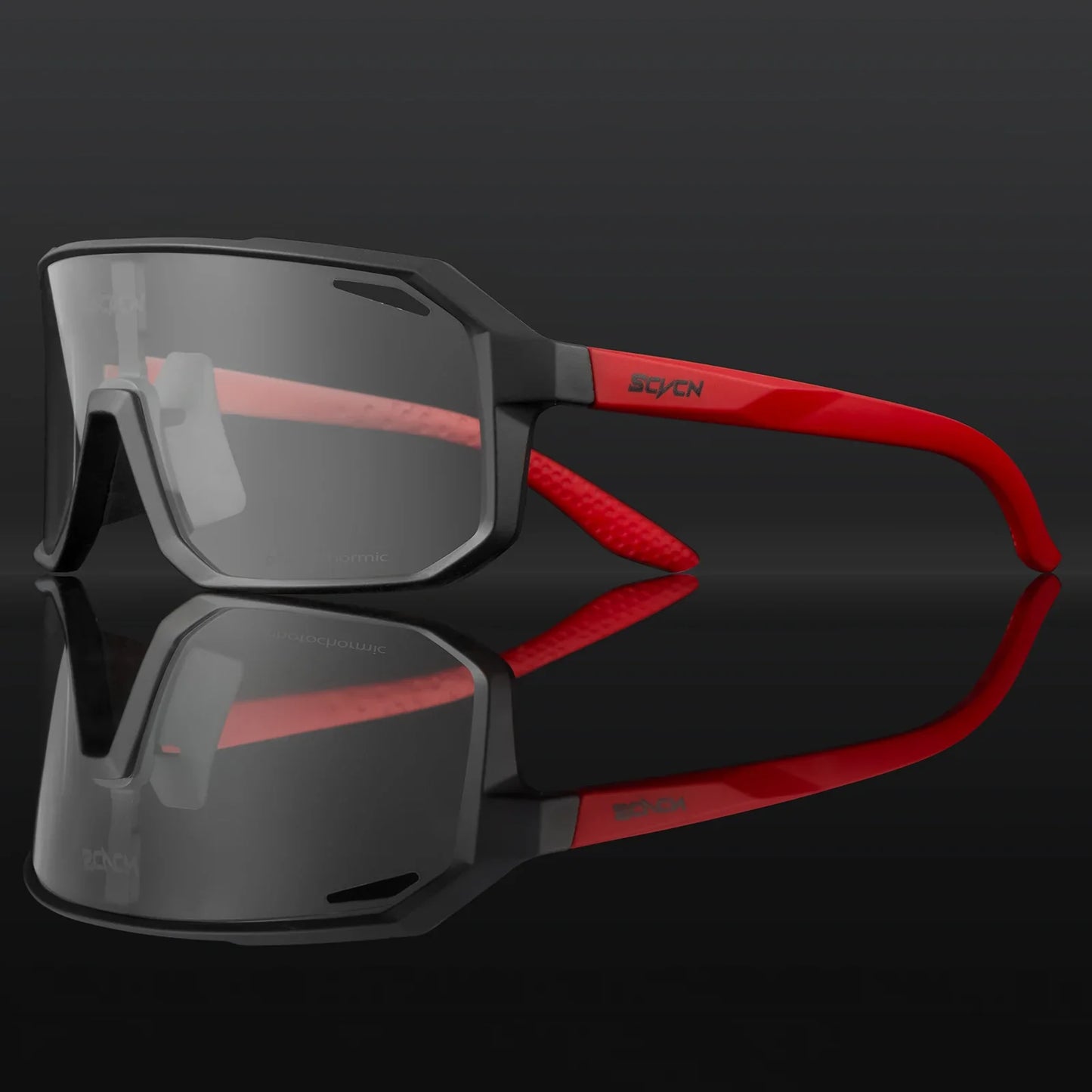 SCVCN Brand Photochromic Cycling Sunglasses UV400 Women Sports Running Eyewear Men Road Mountain Bicycle Glasses Bike Goggles