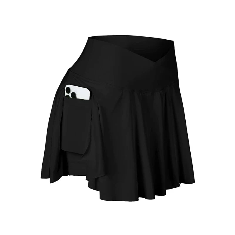 Women's 2 in 1 Tennis Skort with Pockets