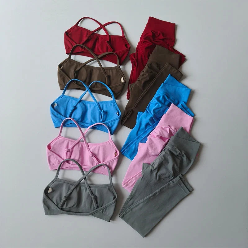 2-Piece Workout Set – Sports Bra & Butt Lift Leggings