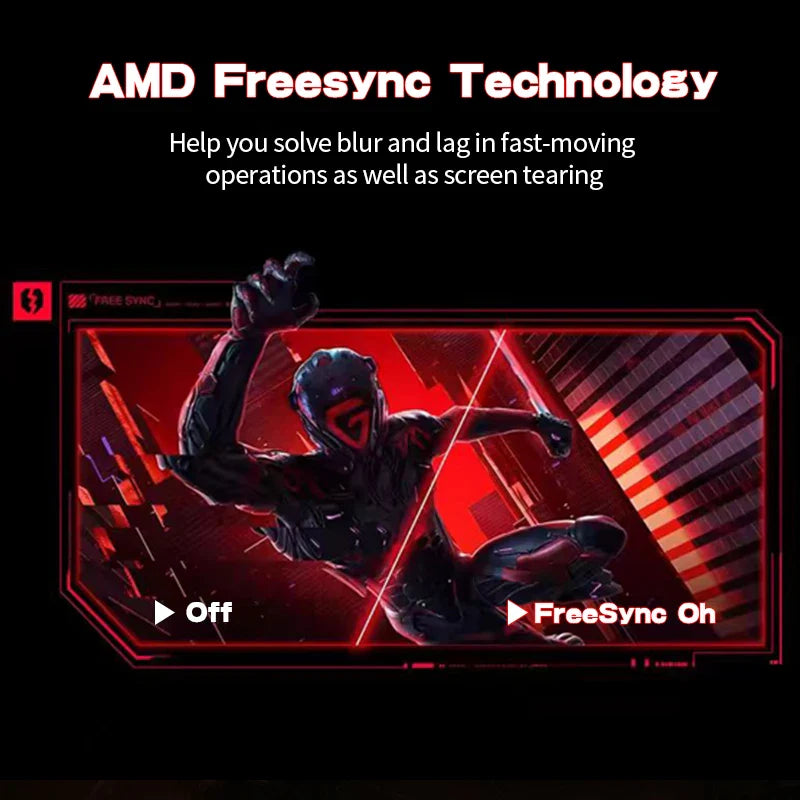 Gawfolk 32 Zoll Gaming Monitor Curved 1800R, 240Hz PC Bildschirm Full HD 1080P, Rahmenloses 1800R Gebogenes Computer Bildschirm