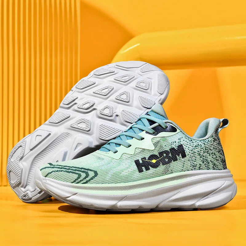 Men's Sports Shoes Thick Sole Running Shoes Breathable High Quality Soft Sole Outdoor Sports Leisure Mesh Women's Running Shoes