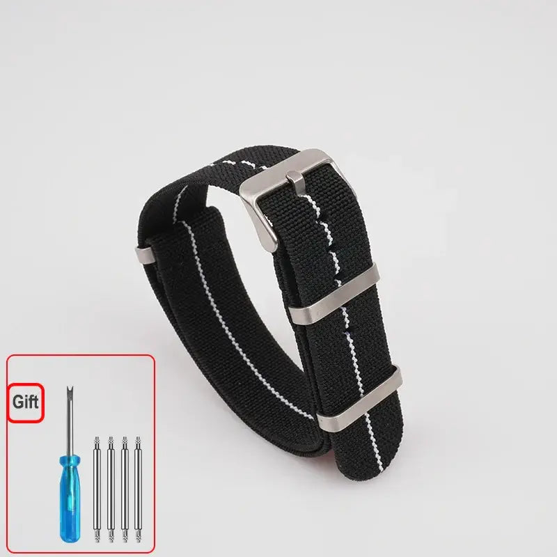 Amazfit Nylon Watch Band NATO Strap Waterproof Washable Elastic