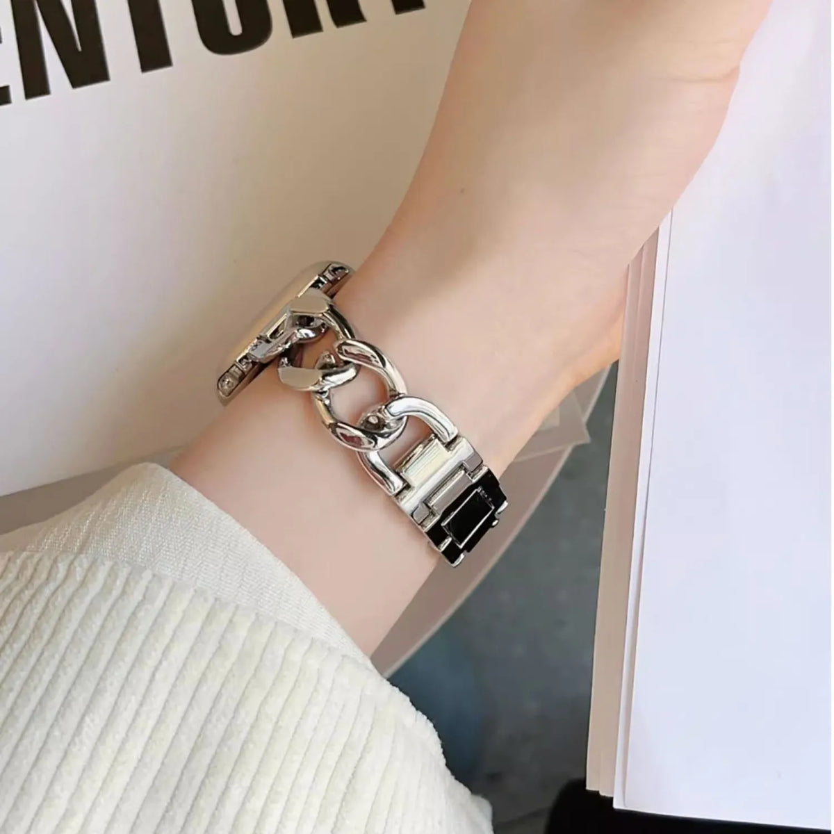 Samsung Galaxy Watch8, 8 Classic & 9 Chain Link Bracelet Band
