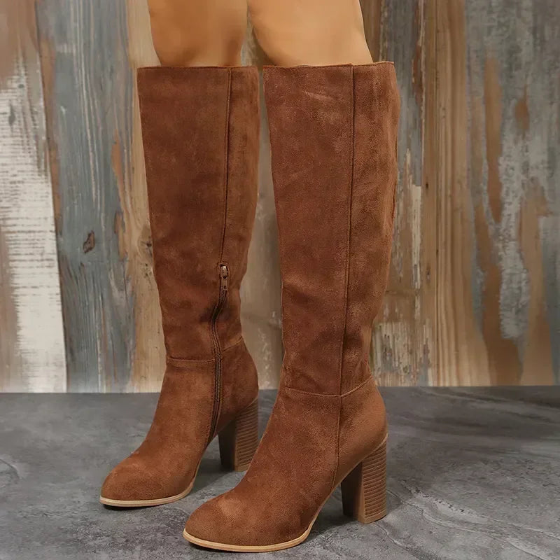 Cozy and Chic: Winter Western Knee High Boots