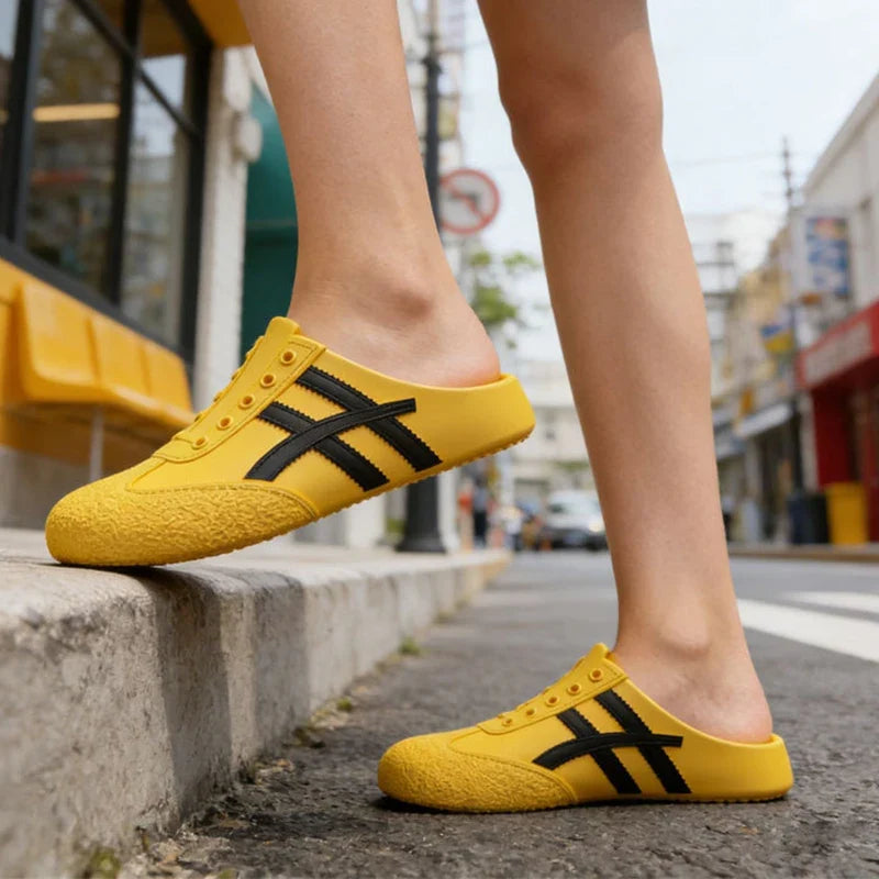 Fashion Design Eva Birken Slippers Women Lightweight Closed Toe Non Slip Beach Clogs Shoes Woman Soft Flat Sole Mules Slippers