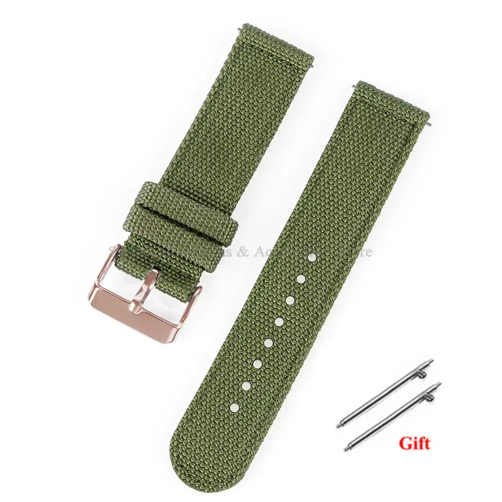 TicWatch Pro 5, Pro 3 & E3 Woven Nylon Band with Buckle Options
