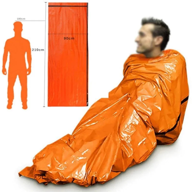 Saco de dormir de supervivencia de emergencia impermeable
