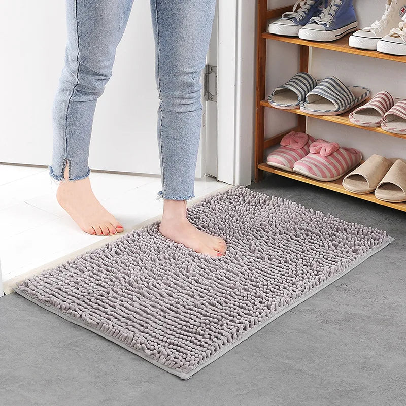 Carpet Rug Bedroom Plush Mat Room Decor Bath Rugs for Rooms Foot Carpets Living Decoration Home Floor Bathroom Kitchen Door Mats