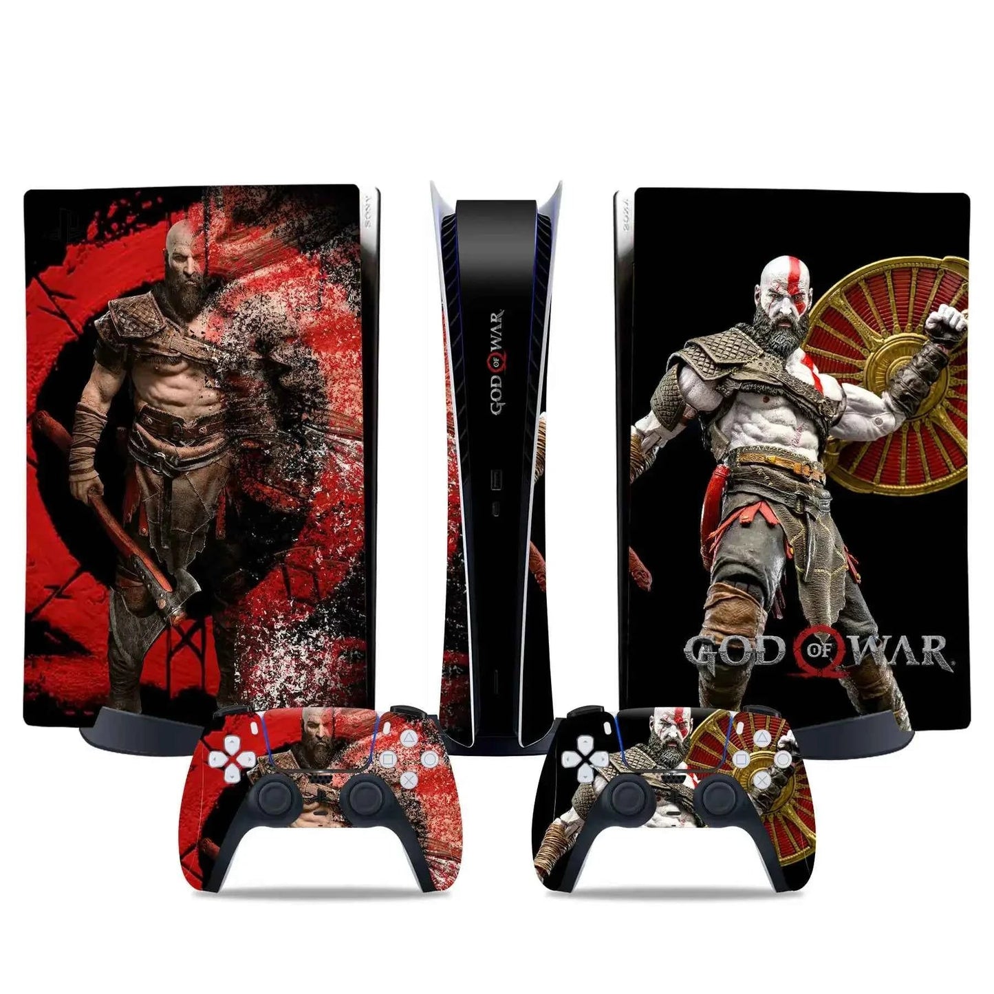 God war PS5 digital edition Skin Sticker Decal Cover for PS5 digital Console and 2 Controllers PS5 Skin Sticker