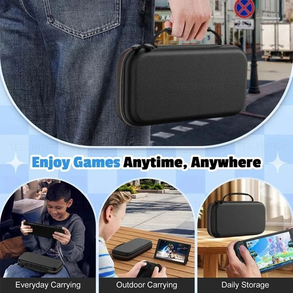 Lightweight Large Capacity Waterproof Switch 1 Portable Carrying Case - Console Accessory Protection Car Bag