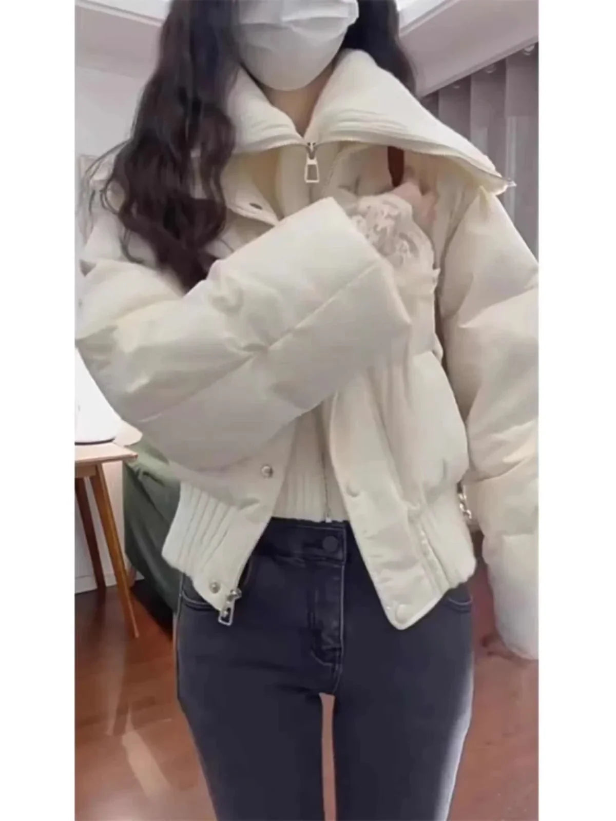 New Women Cotton Padded Jacket Winter Short Hooded Loose Cotton Coat Korean Women Parkas Coat Solid Outwear Women Puffer