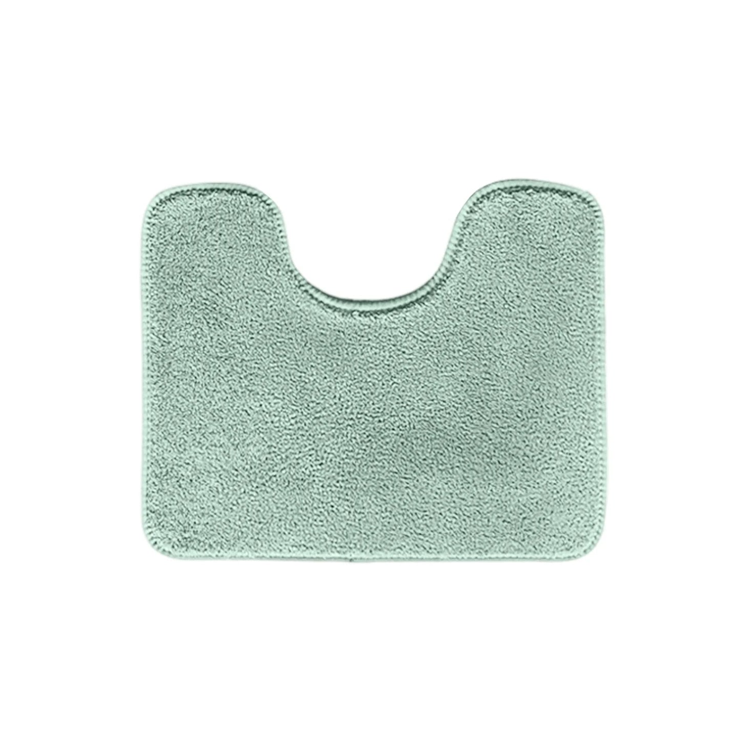 U-Shaped Toilet Mat Bathroom Mat Bathroom Carpet Bathroom Carpet Memory Foam Bath Mat Anti-Skid Super Absorbent