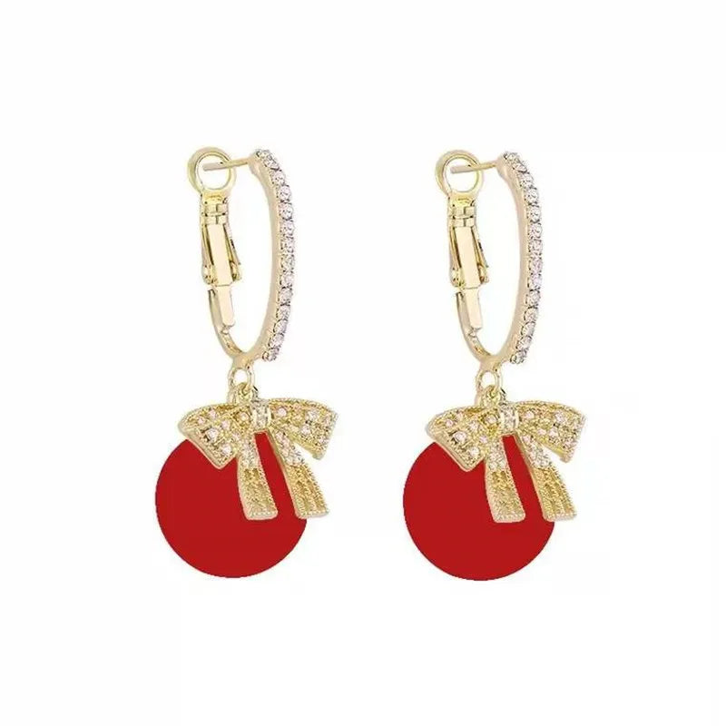 Pendientes de adorno navideño