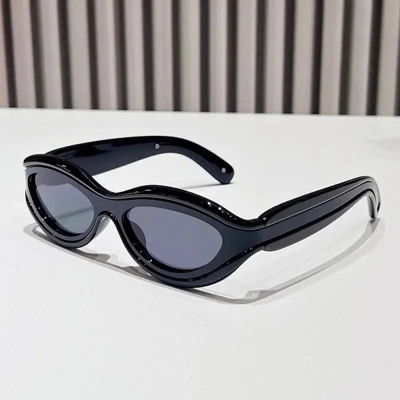 T-Shirts Sexikinis Swim Oval Cat Eye Sunglasses Women's Fashion Sun Protection Shades