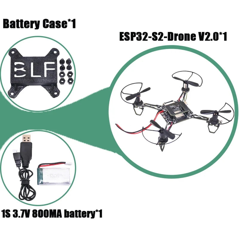 Rctosky ESP32-Drone V2.0 Flight Control Open Source Quadcopter ESP-Drone Drone Model Wifi Remote Control Crazyflie Ardupilot