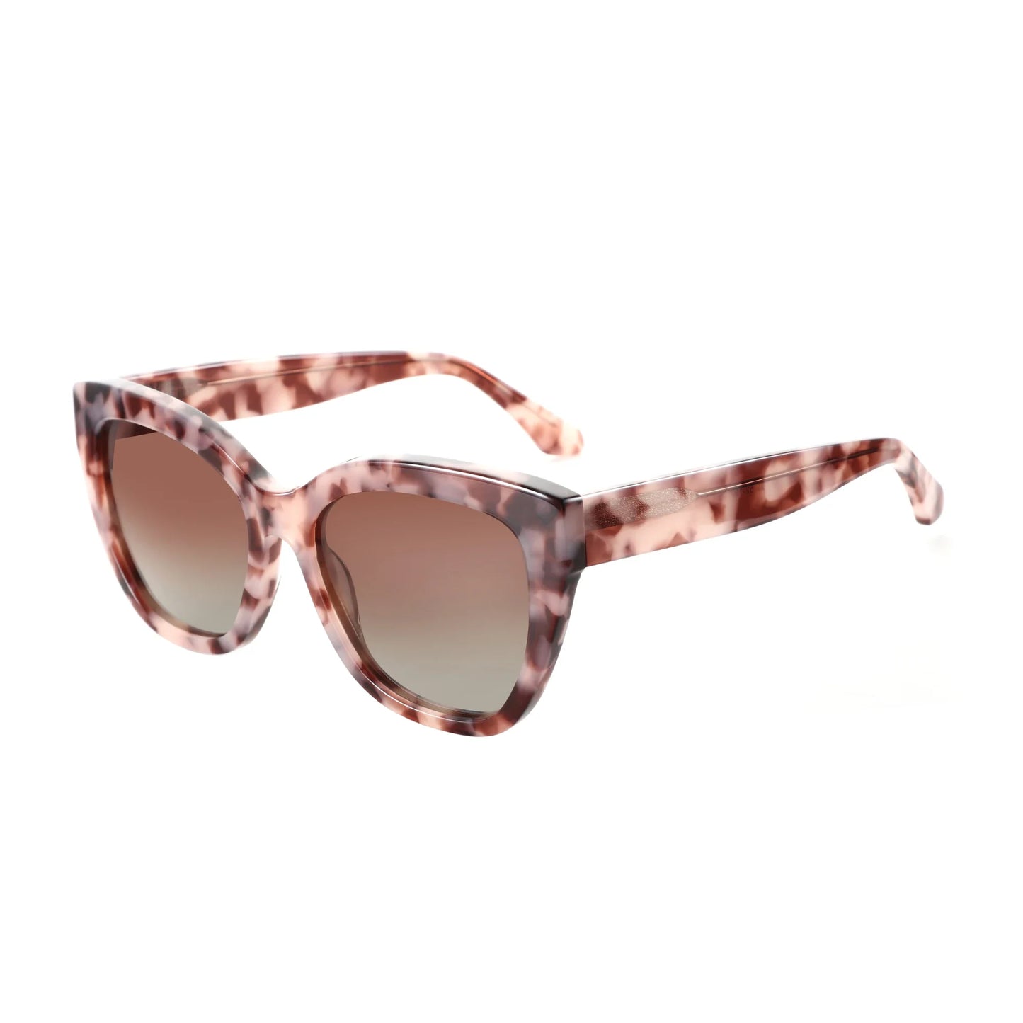 ZENOTTIC Butterfly Polarized Sunglasses Fashion Thick Frame for Women Acetate Sun Glasses Driving UV400 Protection