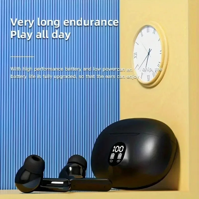 Wireless Headsets Bluetooth Earphone Wireless Earbuds LED Power Display Sport Headphone with Mic for Smart Phone