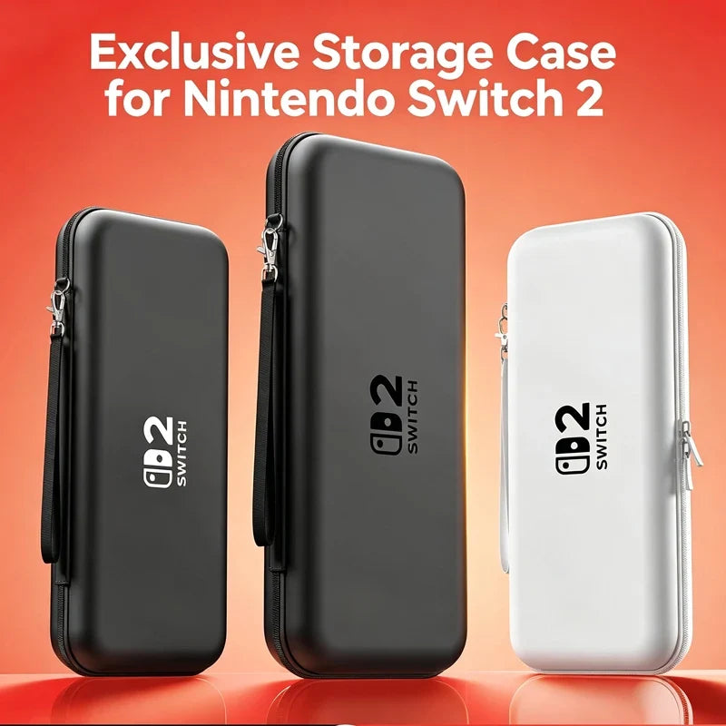 Console Storage Case for Nintendo Switch 2, Portable Hard Carry Bag Protective Case for NS2 Game Console