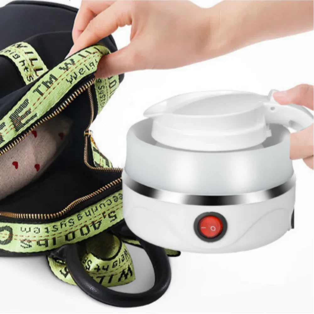 600ML Foldable Electric Travel Kettle Portable Water Boiler