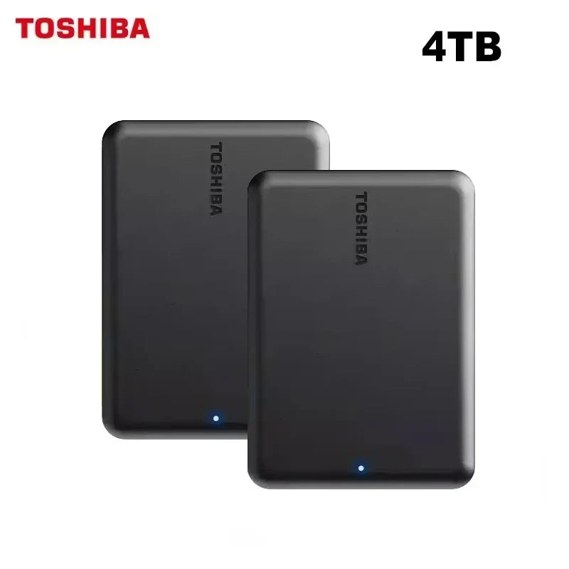 For Toshiba A5 Series Small Black Portable Hard Drive, High-Speed Gen1, 500GB/1TB/2TB/4TB, Compatible With Mac for Data Storage
