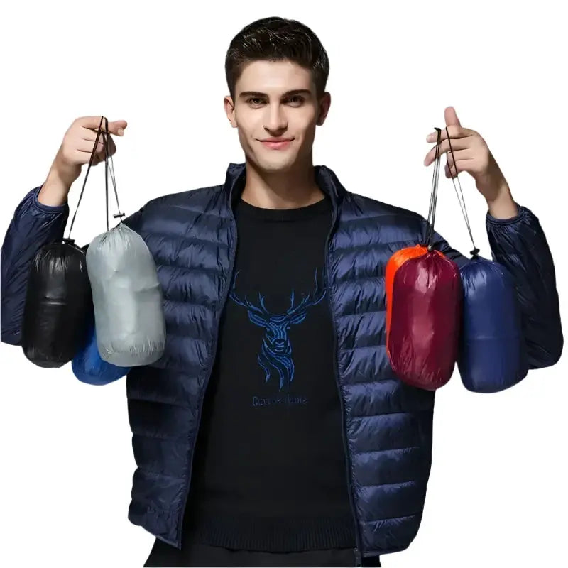 Ultra light Emphasizes the jacket's lightweight design