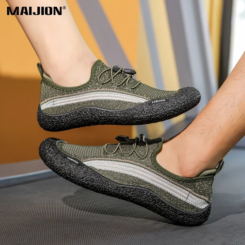 Barefoot Beach Wading Shoes Men's Quick Dry Mesh Water Sports Shoes Women Anti-slip Seaside Aqua Shoes Outdoor Wading Sneakers