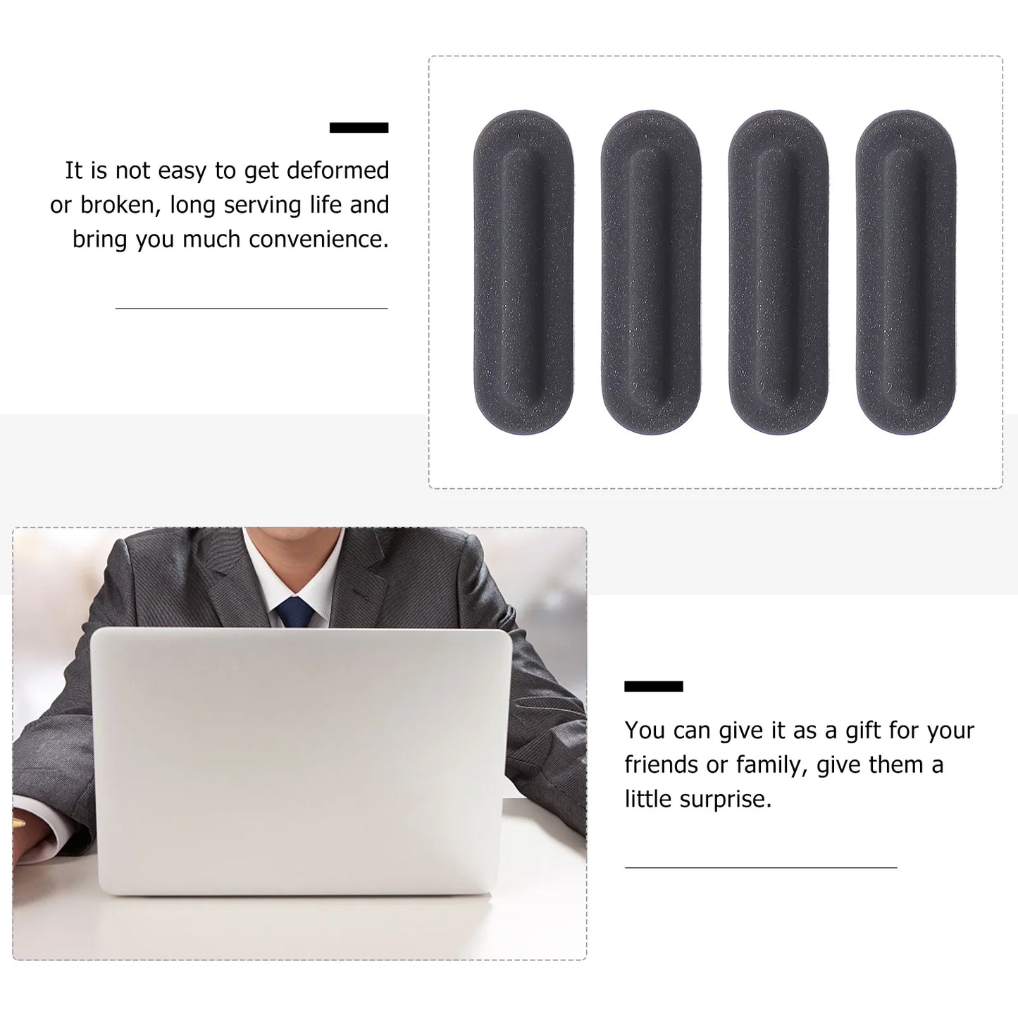 Keyboard Feet Rubber Foot Pads for Laptop Foot Pads Laptop Feet Replacement Laptop Base Rubber Feet Laptop Bottom Rubber