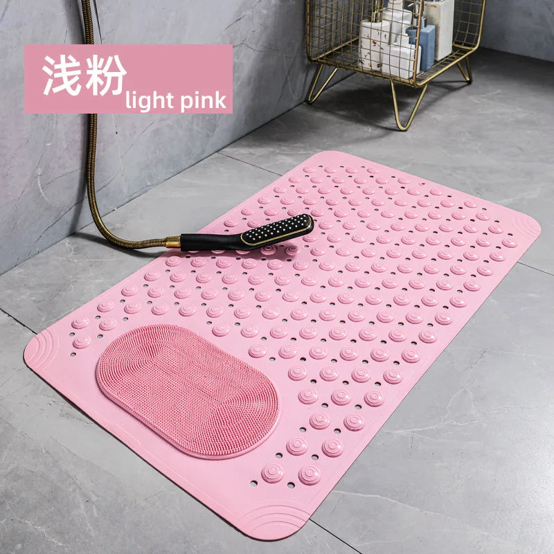 Household Bathroom Non-slip Toilet Floor Mat Toilet Anti-drop Mat Bathtub Massage Mat