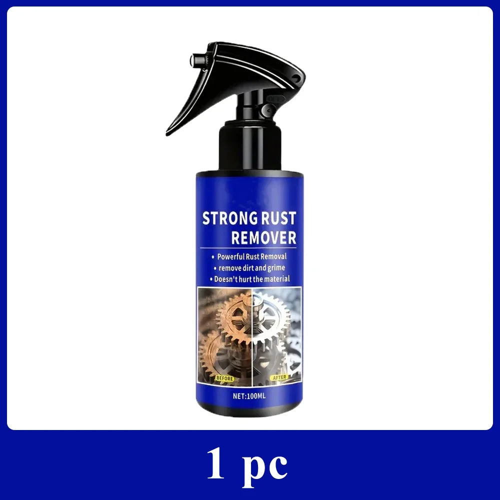 2026 Car All-Purpose Rust Remover Spray - 100ML, Fast-Acting Iron Oxidation Eliminator, Restores Shine, Safe on Various Surfaces