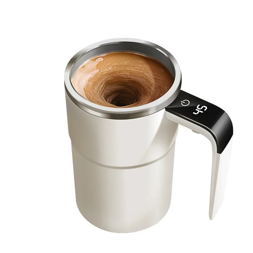 MixMug Smart Self-Stirring Coffee Cup Temperature Reader USP Rechargeable
