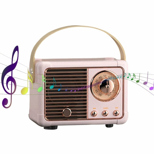 Altavoces Bluetooth Compactos Retro con Radio | Cocina + Metal