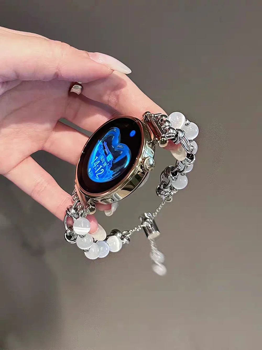 Motorola Moto Watch Women's Pearl Chain Bracelet