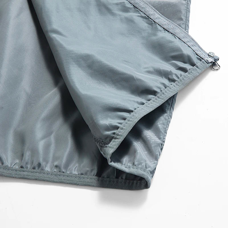 JNLN Men Women Hiking Jacket Unisex Waterproof Quick Dry Camping Windbreaker Outdoor Trekking Climbing Rain Coat Anti UV Clothes
