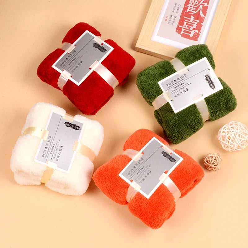Hot 1/5PCS Bath Towels Set Super Soft Highly Absorbent Quick-drying Coral Velvet Bath Towel For Adults Hotel & Spa Use