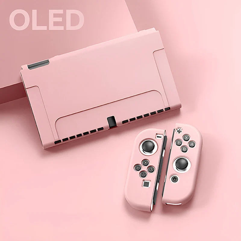 NEW SALE Protective Case Compatible With  Switch OLED Console And Joy-Cons, Switch Can Be Inserted In Dock With Shell