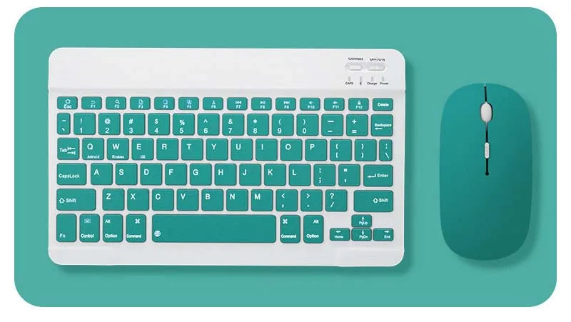 with Bluetooth Keyboard Mouse for Oukitel OT12 OT9 OT8 OT6 OT11 78Key 10inch Rechargeable Wireless Keyboard Mice Set Combo