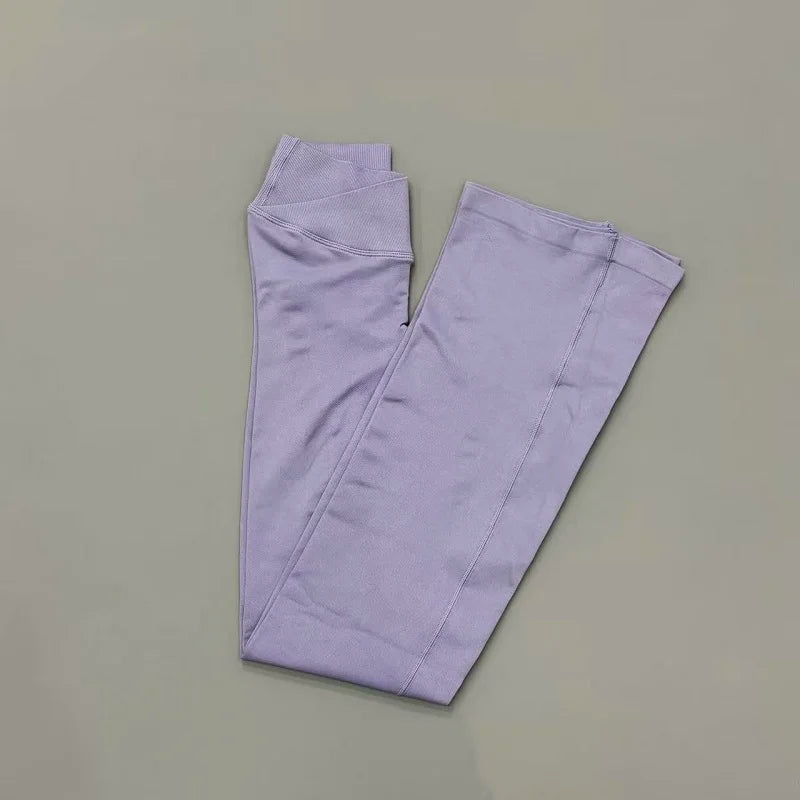 HISTELLO Seamless Flare Yoga Leggings