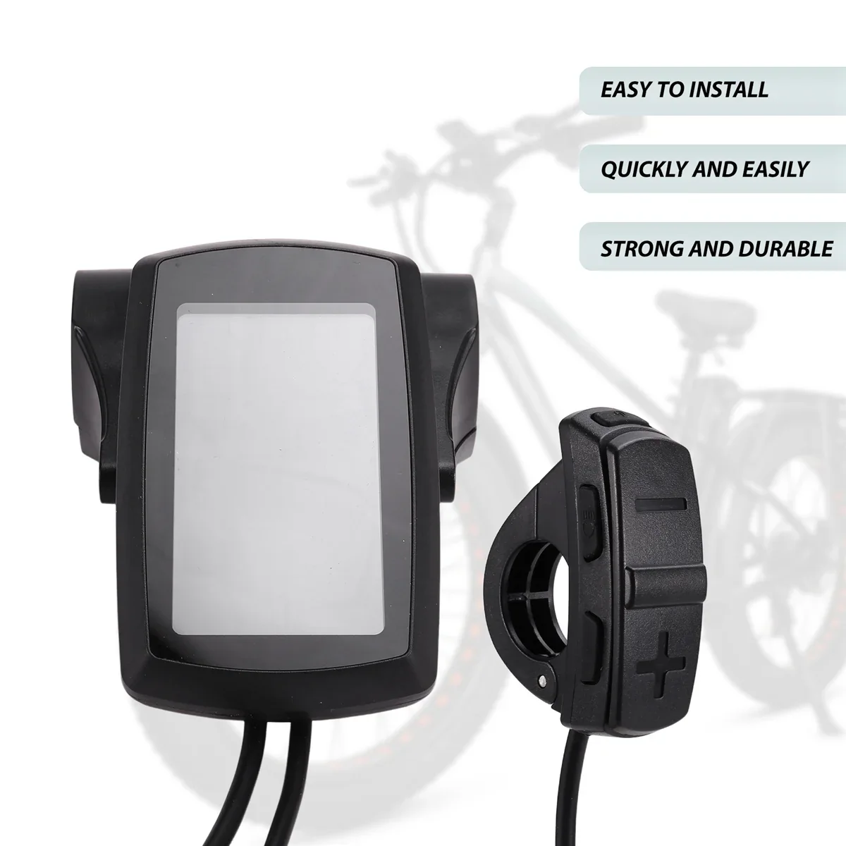 New Ebike 80C LCD Meter Intelligent Control Panel Display Speed Control Panel E-Bike Instrument Electric Bike Controller